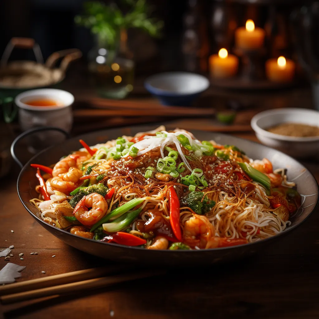 Cover Image for What to do with Leftover Chow Mein Noodles with Shrimp and Vegetables