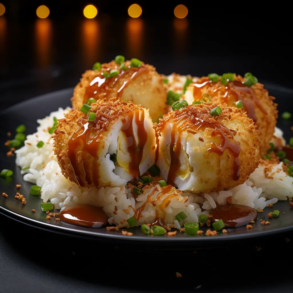 Cover Image for What to do with Leftover Egg Fried Rice Balls with Sriracha Mayo