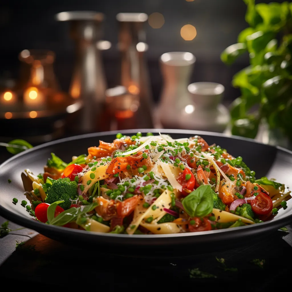 Cover Image for What to do with Leftover Pasta Primavera Salad with Italian Dressing